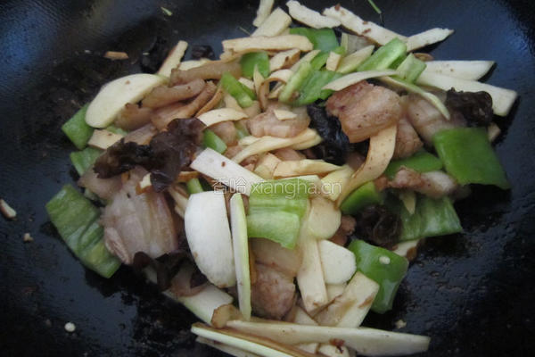 茭白肉片的做法图解8