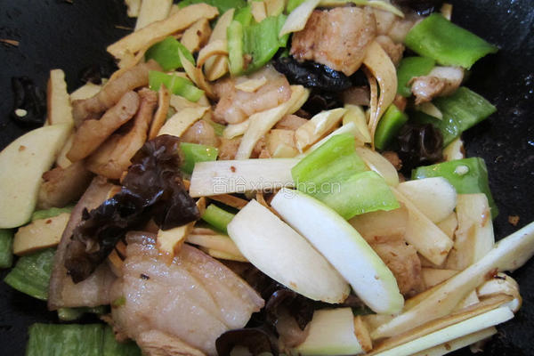 茭白肉片的做法图解9