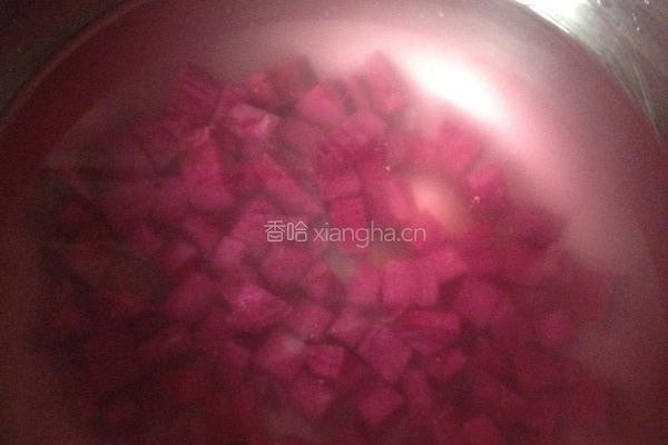 紫薯燕麦片的做法图解3