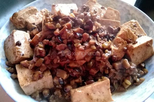香菇杂酱炖豆腐的做法图解10