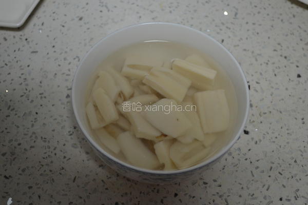 莲藕炒手剥虾的做法图解7