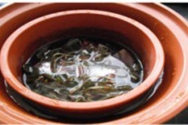 金线莲炖鸭肫的做法图解3