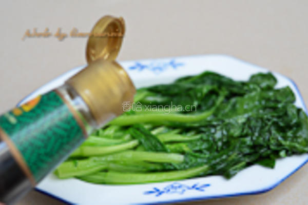 葱油菜心的做法图解6