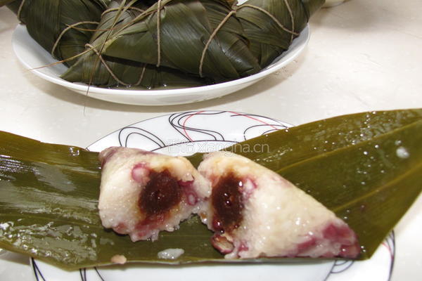 红豆蜜枣粽的做法图解15