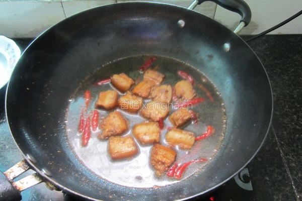 卤香干烧红烧肉的做法图解6