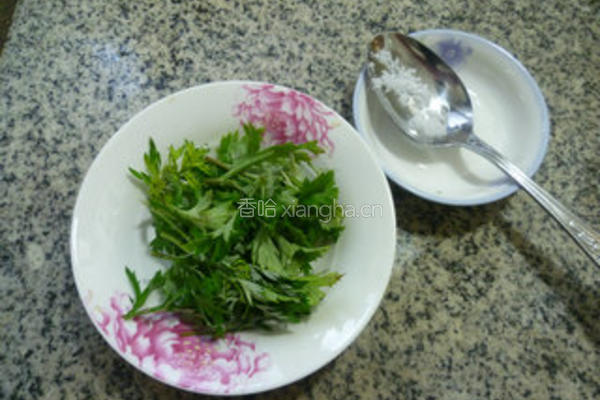 艾草煎饼果子的做法图解4