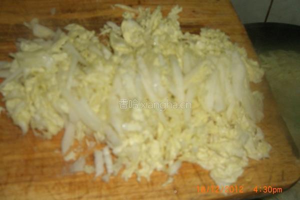 大白菜鸡汤面的做法图解4