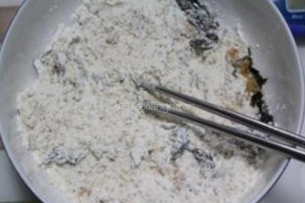 海苔肉松饼干的做法图解5