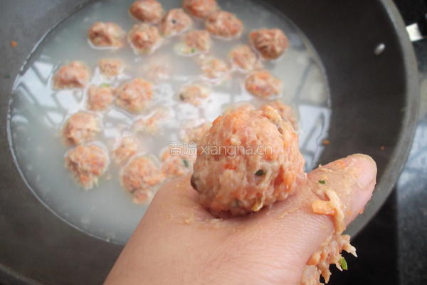 纯手工猪肉丸的做法图解7