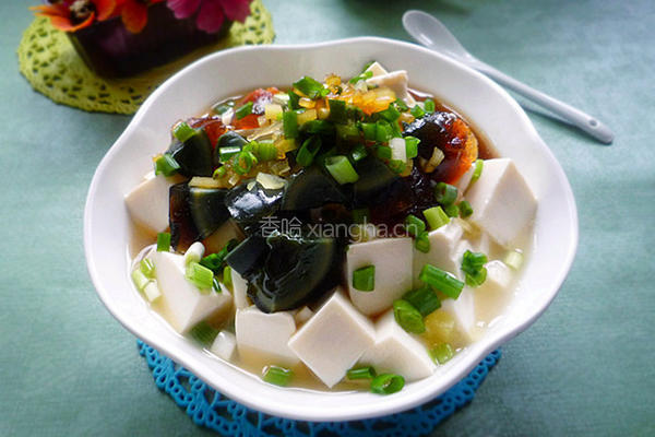 皮蛋豆腐的做法图解12