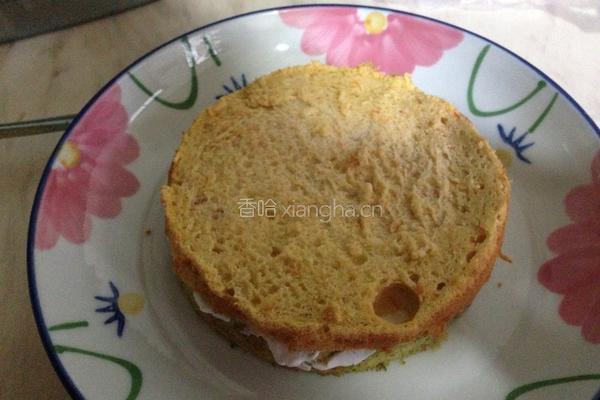 海苔肉松蔬菜蛋糕的做法图解9