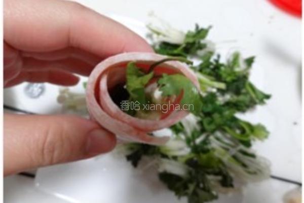 孜然羊肉菜卷的做法图解3