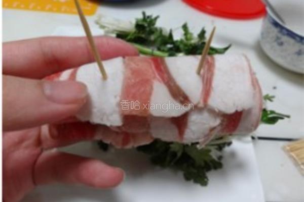 孜然羊肉菜卷的做法图解4