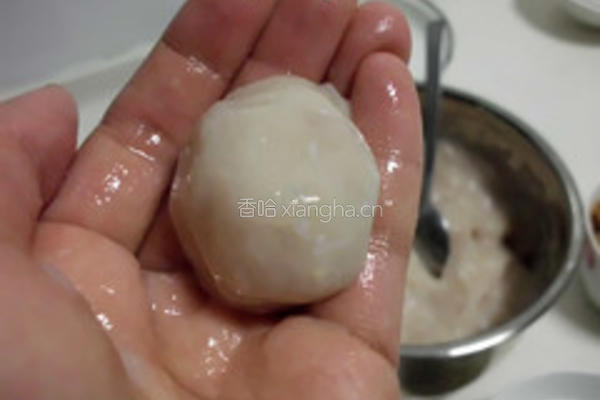 自制包心鱼丸的做法图解13