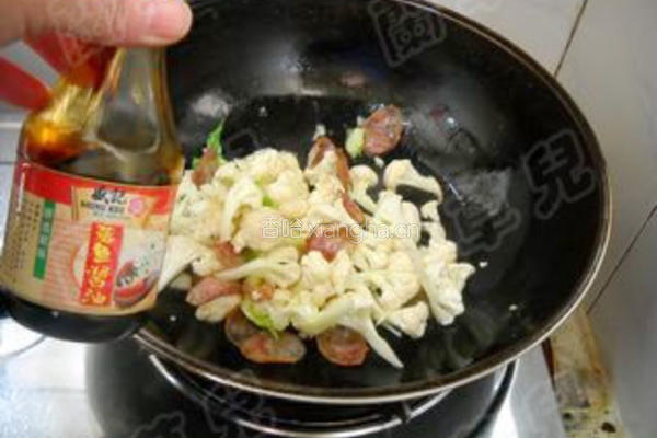 腊味菜花粉丝煲的做法图解8