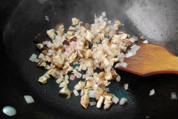 香菇橄榄焗饭的做法图解7