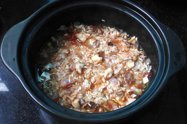 香菇橄榄焗饭的做法图解10