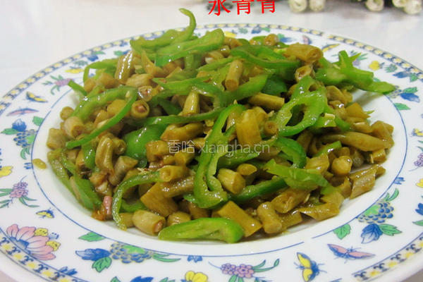 青椒咸豆角的做法图解8