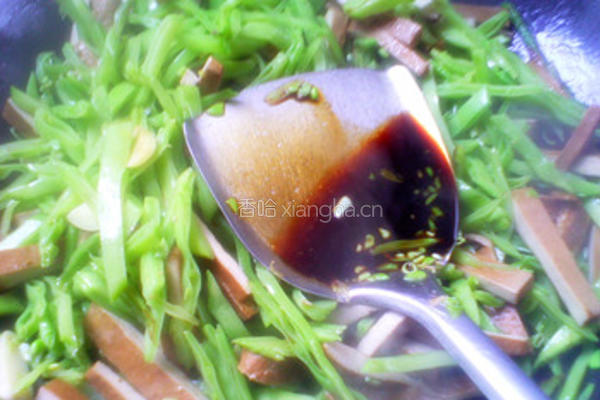扁豆炒香干的做法图解6