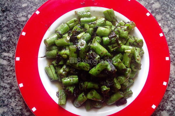 橄榄菜四季豆的做法图解8