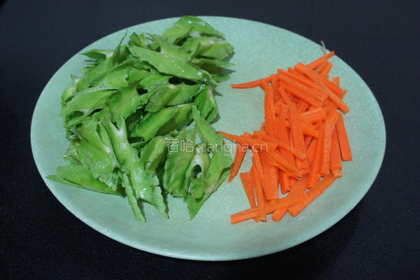素炒四棱豆的做法图解2