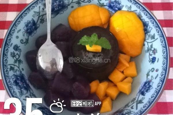 黄桃芋圆烧仙草的做法图解6