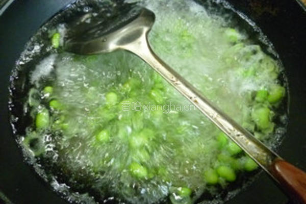 橄榄菜拌毛豆的做法图解4