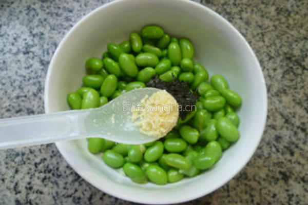 橄榄菜拌毛豆的做法图解8