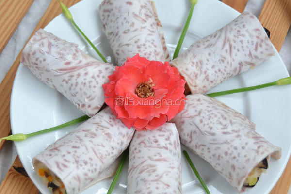 香芋糯米卷的做法图解19