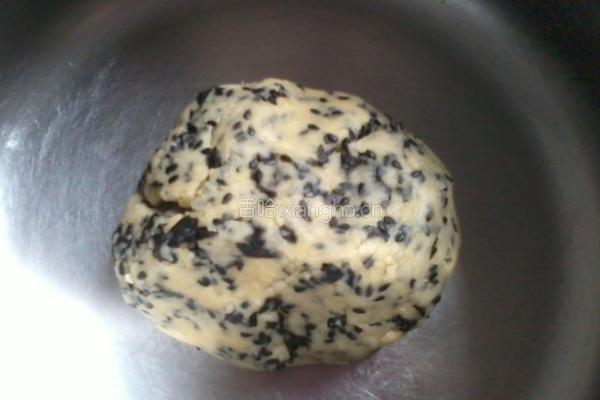 黑芝麻海苔饼干的做法图解6