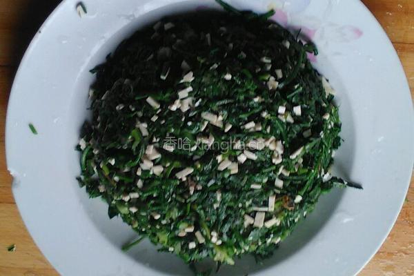 凉拌荠菜的做法图解5