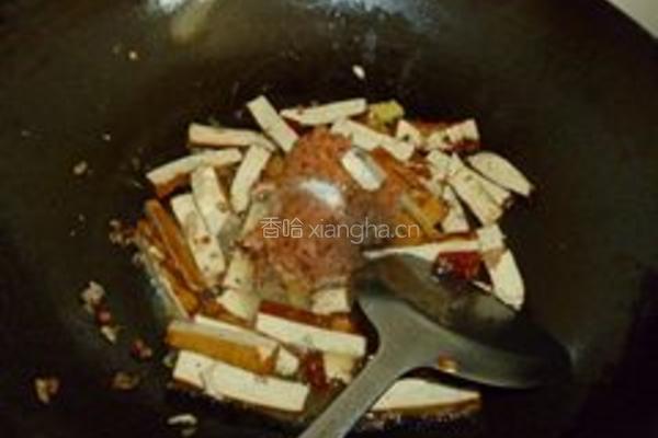 肉末炒香干的做法图解5