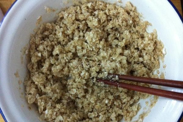 麦片饼干的做法图解2