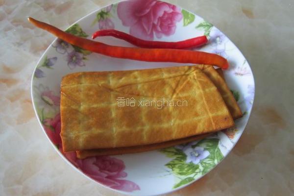 香干蒜薹炒肉丝的做法图解1