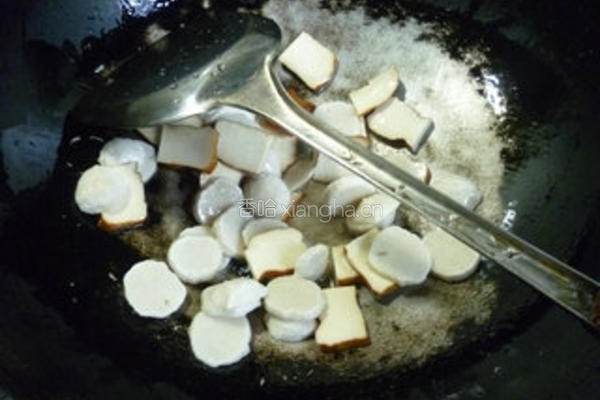 香干蒜薹炒鱼丸的做法图解6