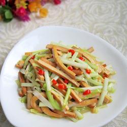 蚝油韭黄炒香干的做法[图]