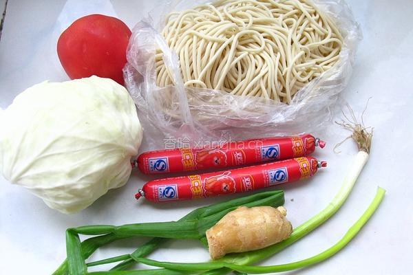 炒棍棍面的做法图解1