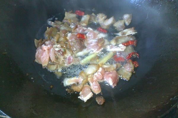 芹菜肉丝香干的做法图解4