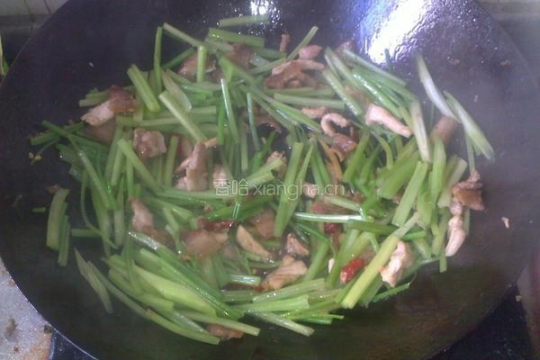芹菜肉丝香干的做法图解5
