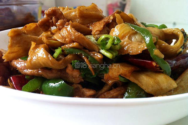 青椒肉丝炒水面筋的做法图解10