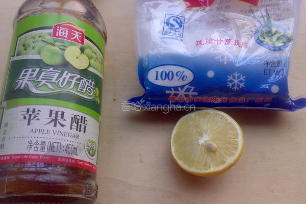 香柠糖醋水萝卜的做法图解2