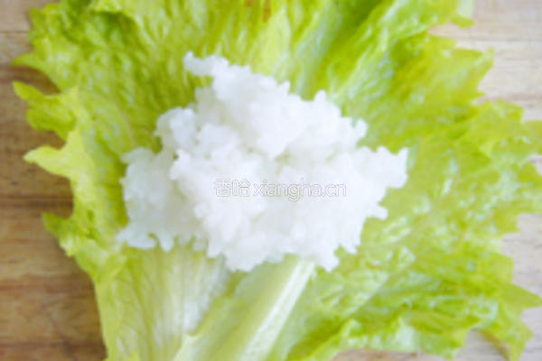 橄榄火腿菜包饭的做法图解6