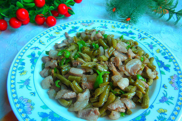 咸豆角炒肉的做法图解5