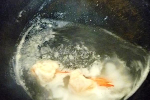明虾配青芥甜辣酱的做法图解5