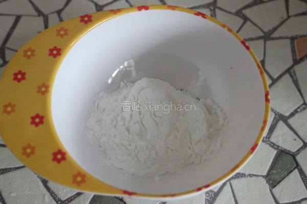 蜜红豆蛋白蛋糕的做法图解1