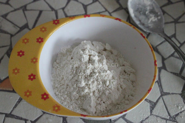 蜜红豆蛋白蛋糕的做法图解2