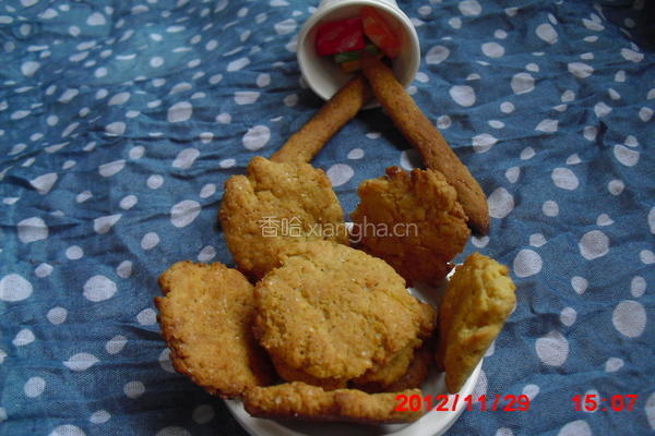 玉米面酥香饼干的做法图解9