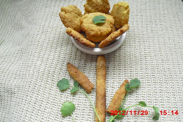 玉米面酥香饼干的做法图解10