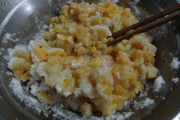 黄桃果酱的做法图解2