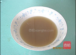 海虹汤韭菜打卤面的做法图解3